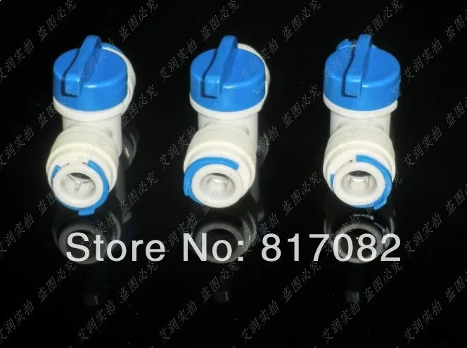 3-компонентный прямой шаровой клапан 3/8 &quotPush-in 3/8&quot быстроразъемные фитинги для