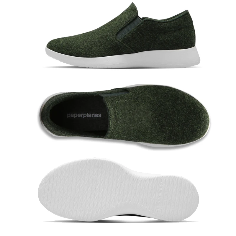 Бумага премиум-класса Натуральная шерсть лёгкие дышащие туфли Sneakers-PP1502