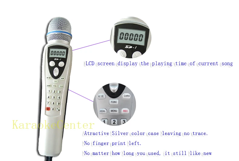 Домашняя караоке система волшебный Поющий микрофон машина Play KTV/MTV/CDG портативная