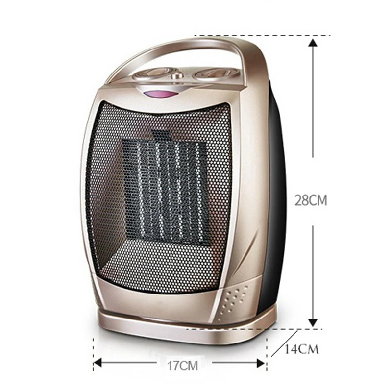 DMWD 220 В Электрический мини обогреватель с встряхивающейся головкой домашний