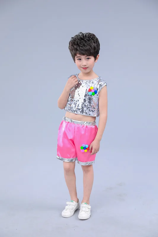 Детский день сценический костюм Детские костюмы Детская Танцы для мальчиков и