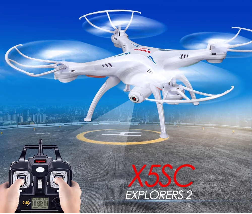Квадрокоптер SYMA X5SW X5SC с Wi-Fi и камерой | Игрушки хобби