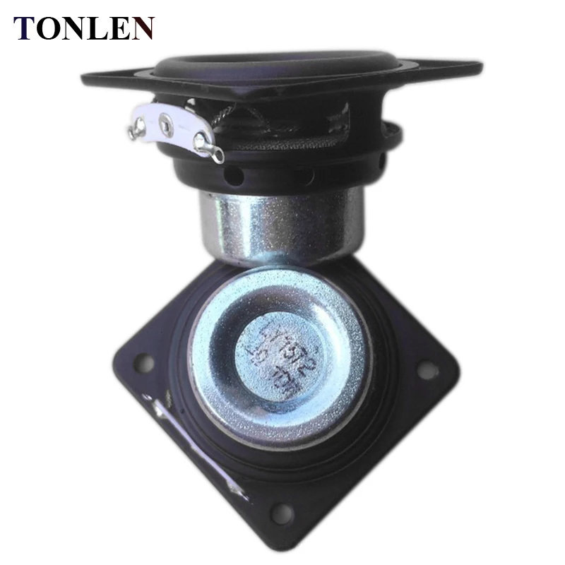 TONLEN 2 шт 4 Ом 10 Вт Полнодиапазонный динамик 48*48 мм DIY HIFI Динамик s Портативная аудиосистема домашний кинотеатр музыкальный компьютерный динамик