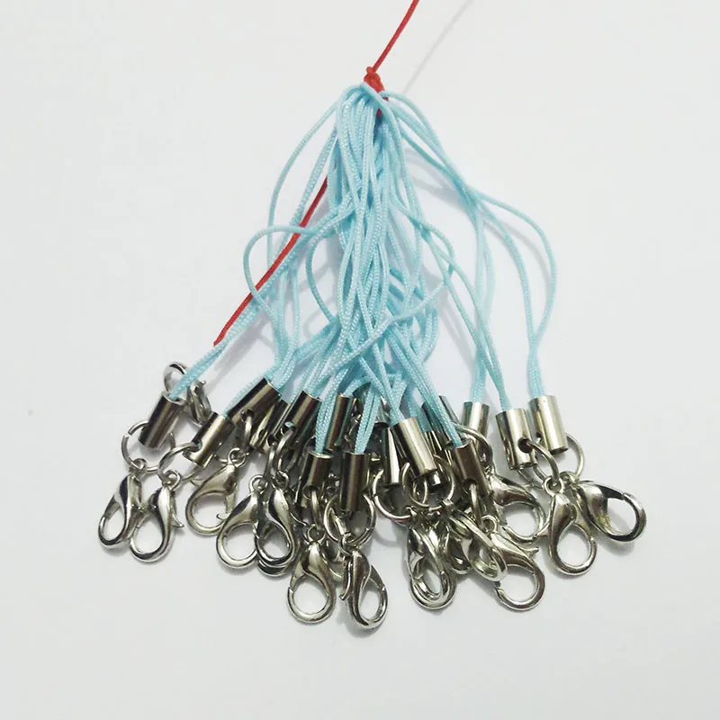 Лариат Ремешок Шнуры Омар Поворотный застежка Split Ring Перейти Кольца веревочной