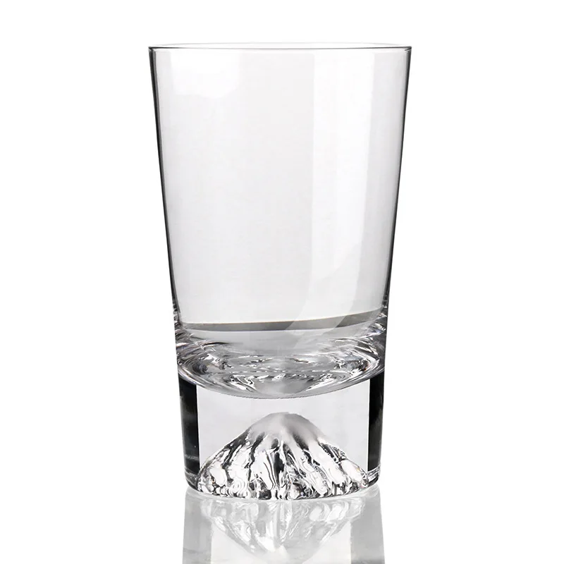 300 мл прозрачная фотолампа двойная японская Гора Fuji дизайнерская чашка для виски