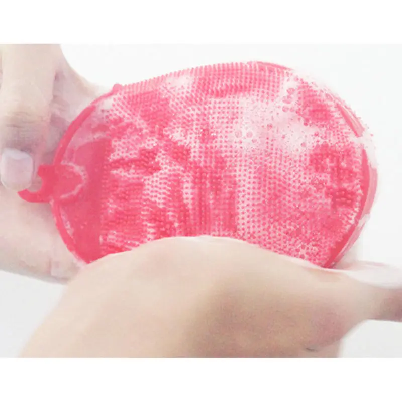 Силиконовая щетка для ванны скребок тела перчатка антицеллюлитная душа скраб