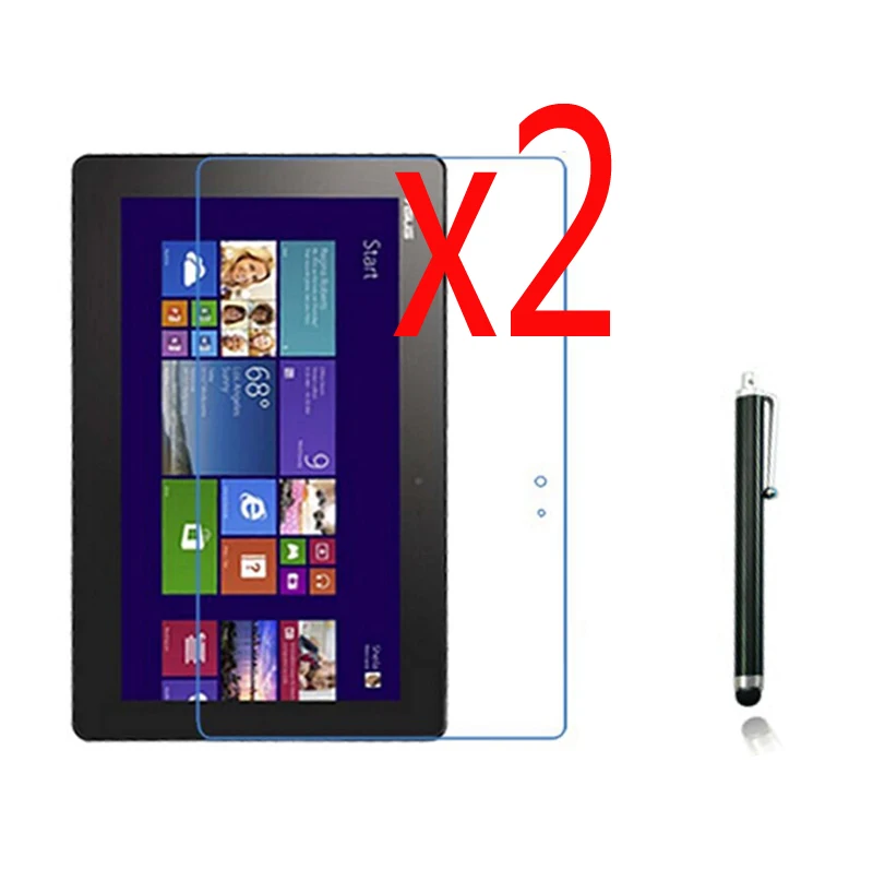 2x пленка + чистая ткань 1x Стилус Антибликовая матовая защитная для Asus Transformer Book T100