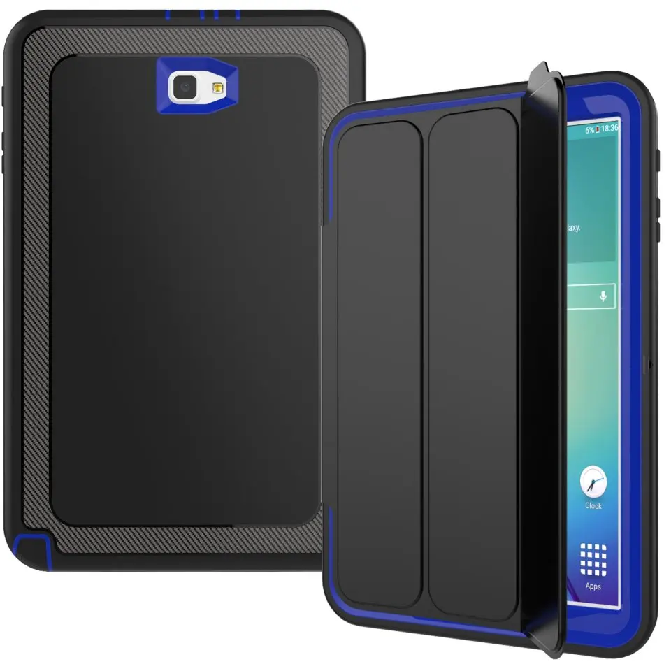 Магнитная Smart Auto сна проснулся чехол для samsung Galaxy Tab A A6 10,1 чехол T580 T585 T585N SM-T580 SM-T585 SM-T580N крышка - Цвет: dark blue