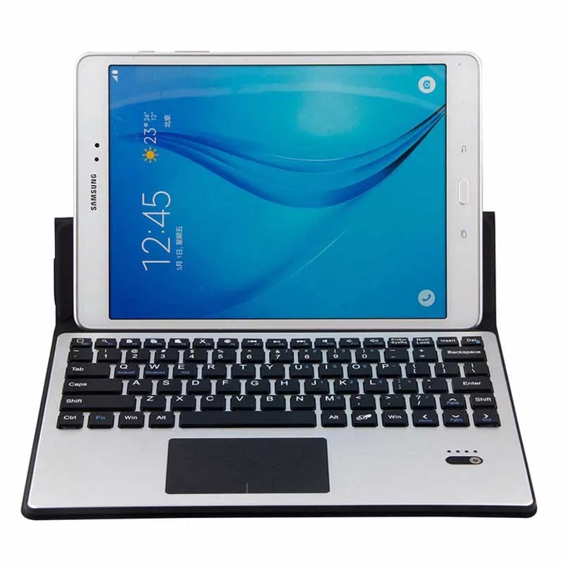 Алюминиевый беспроводной Чехол для клавиатуры Bluetooth тачпад Samsung Galaxy Tab 2 3 4 10 1