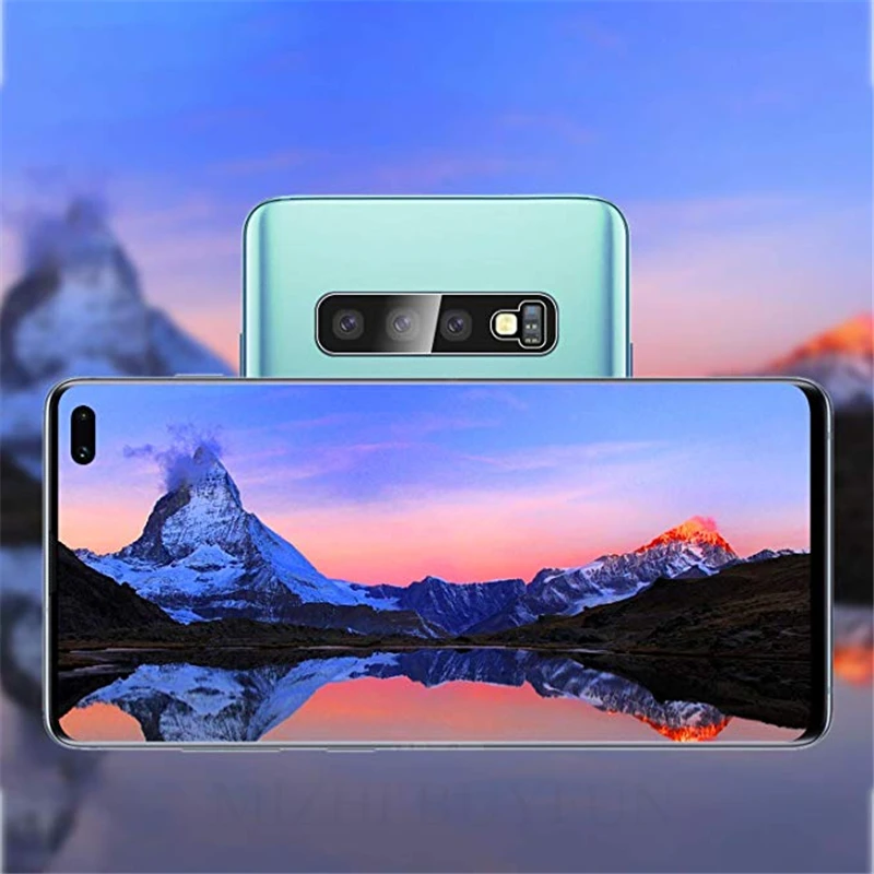 Закаленное стекло для Samsung Galaxy S10 Защитное экрана Plus S10E пленка объектива задней