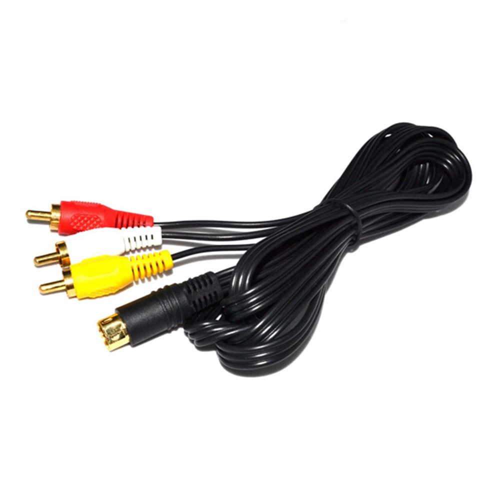 Позолоченный штекер AV кабель для SEGA Saturn шнура SS RCA - купить по выгодной цене |