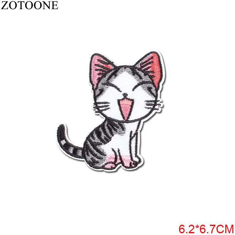 PE0438 ZOTOONE 1 шт., вышитые патчи на палец, железные нашивки для одежды, сделай сам, полосатая одежда с изображением инопланетянина, наклейки на заказ, значки в виде сердца - Цвет: PE0438