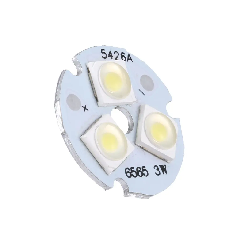 3W чистый белый 3 LED SMD 6565 светильник алюминиевый базовый модуль алюминиевая доска