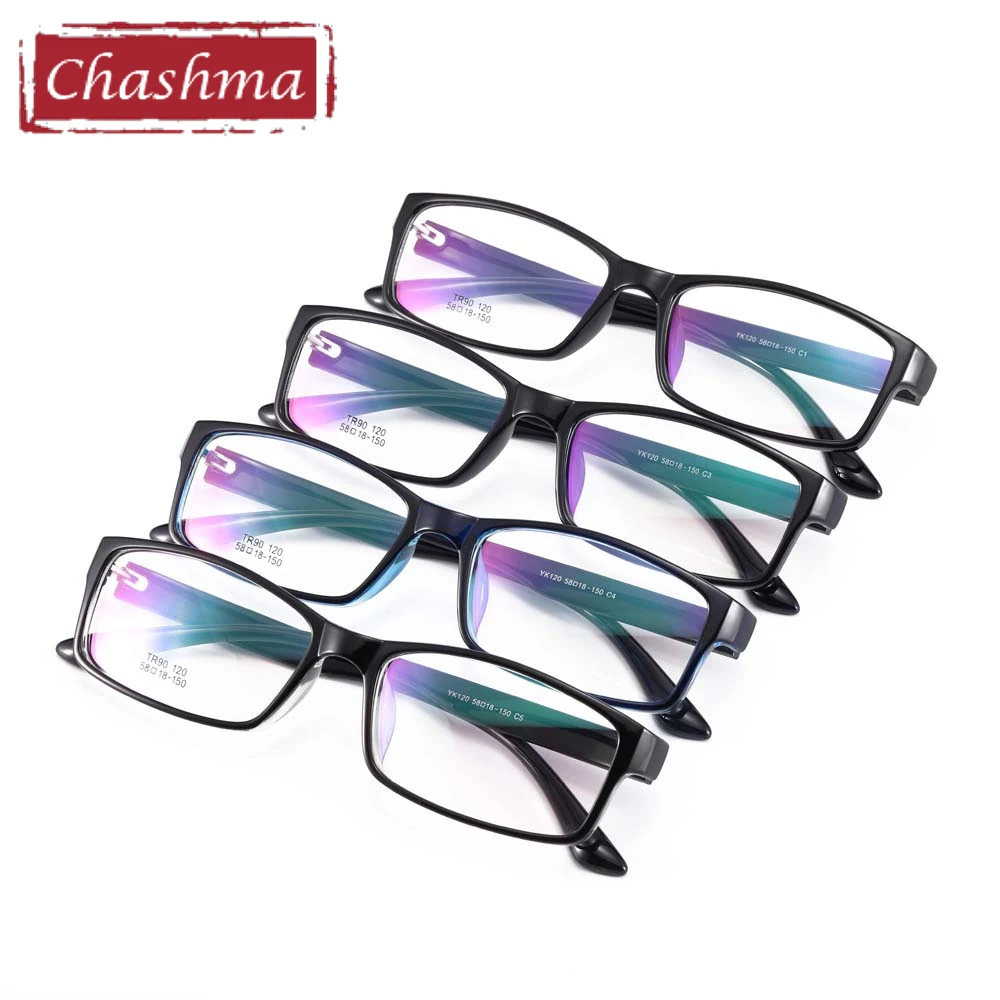 

Big Size Glasses Frame for Men Wide glasses Chashma oculos de grau masculino armacao Prescription TR90 Light Flexible Spectacle