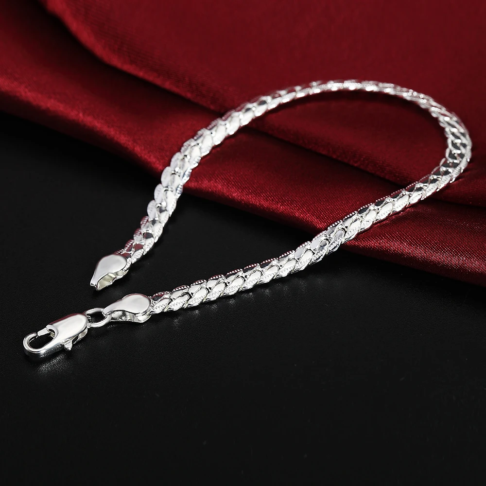 Женский и мужской браслет со змеиным плетением 5 мм|gifts rugby|gift irongifts shanghai |