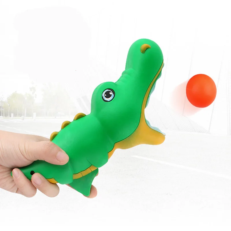 Популярный мультяшный пистолет выброса Поппер для настольного тенниса