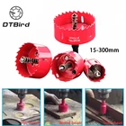 Кольцевые пилы для дерева сверла M42 для работ по дереву, двухметаллическое сверло 15-200 мм для работ по дереву