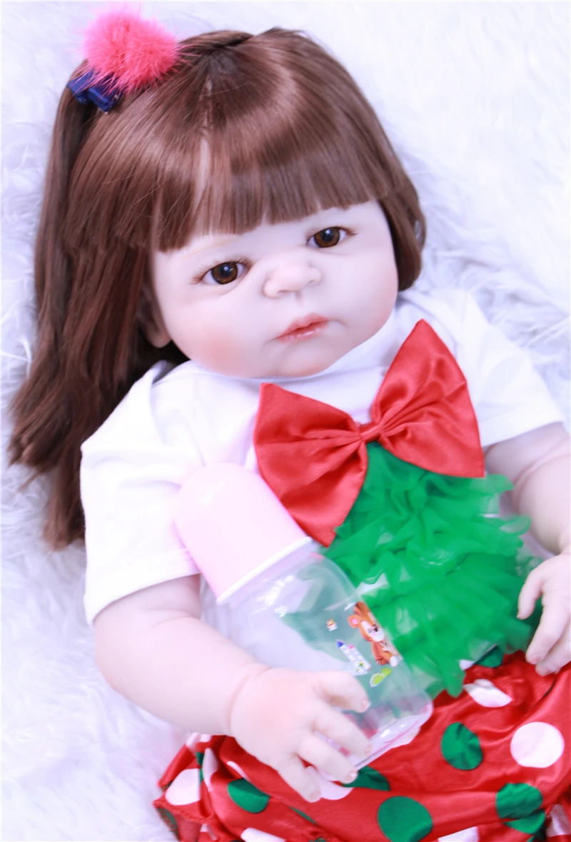 Кукла реборн DollMai 22 дюйма полностью силиконовая|silicone reborn babies|silicone rebornreborn baby doll |