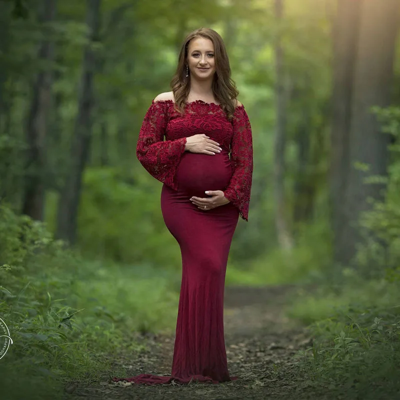 Кружевной топ для беременных фотографии платья Одежда фотосессии | Мать и