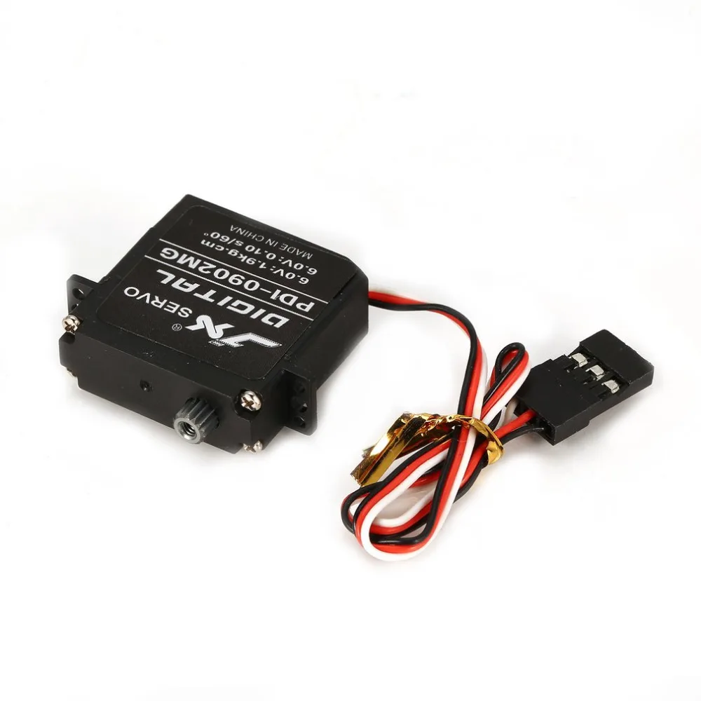 JX PDI-0902MG 1,9 кг 4,8 V-6 V цифровой сервопривод с большим крутящим моментом для RC Самолет с неподвижным крылом аксессуары для запасных частей самолета