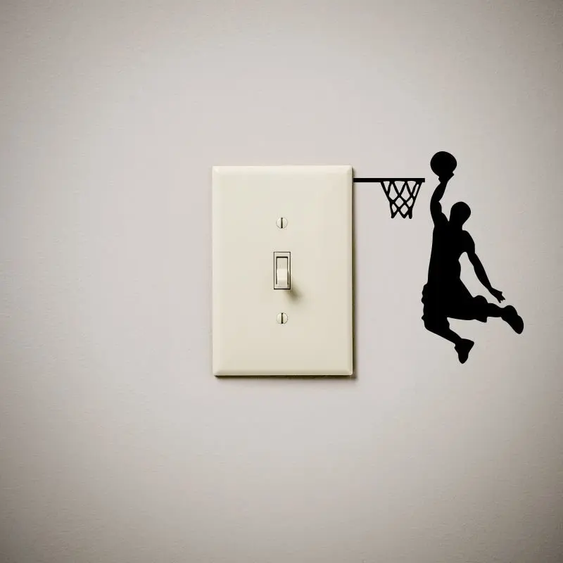 Slam dunk master левая и правая 2 шт. виниловая наклейка на панель переключателя Наклейка