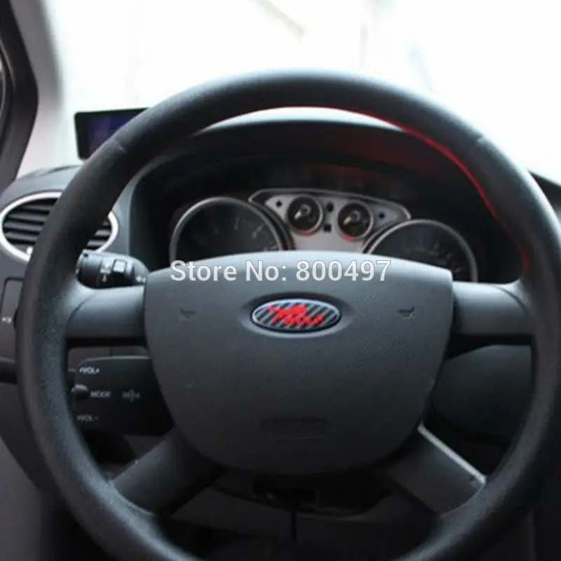 Новинка автомобильный Стайлинг 3D углеродное волокно виниловая наклейка на руль