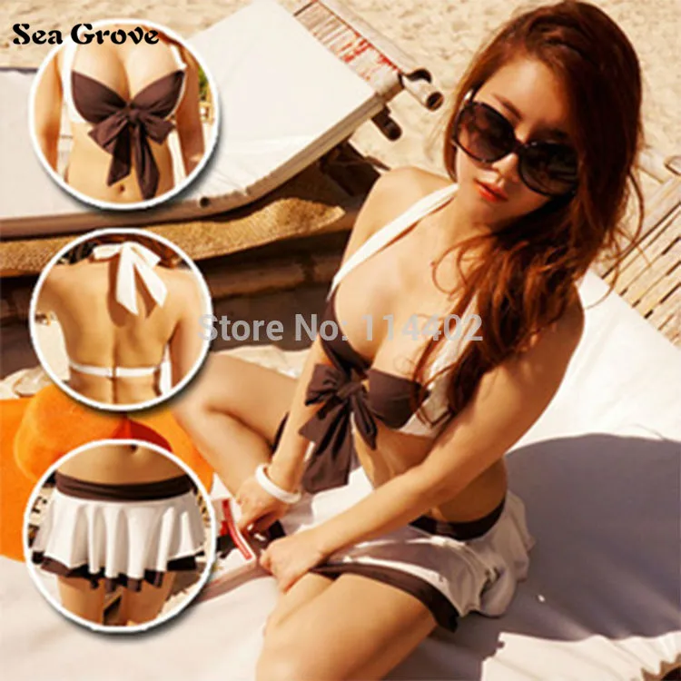 Женский купальник пуш ап размера плюс бикини с юбкой сексуальный летний 2019|summer