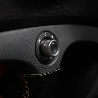 silver Для smart 453 fortwo forfour украшение автомобиля модное зеркало заднего вида Ручка кольцо Регулируемый кожух изменение стиля автомобиля 1 шт - Название цвета: silver