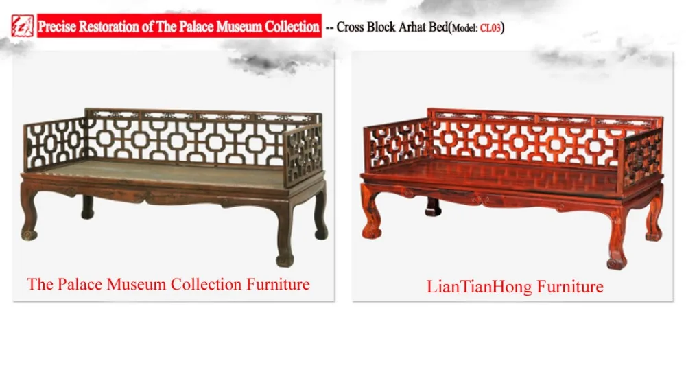 Chinese Classical Rosewood Arhat Bed Luo Han chuang Antique Ming&ampQing Furniture living room carved Sofa Solid Red Wood Arhatbed |