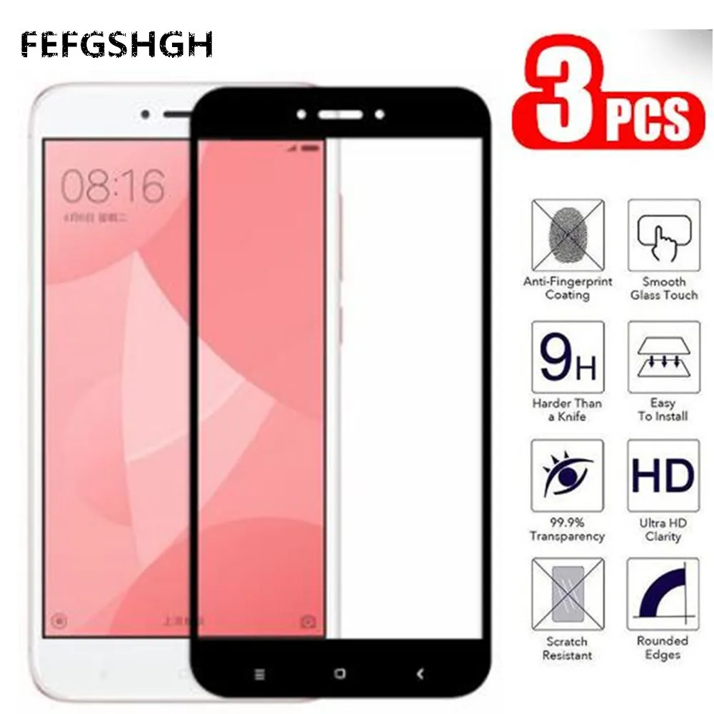 Защитное стекло для Redmi 4X закаленное Xiaomi Redme 4 X Xiomi Xaomi Xiaome Xiaomei Защитная пленка