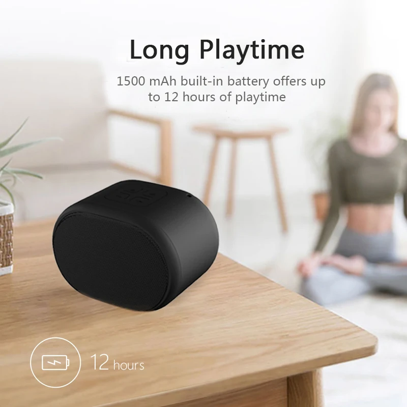 TWS Портативный беспроводной Bluetooth динамик 3D стерео громкий мощность 10 Вт Бас