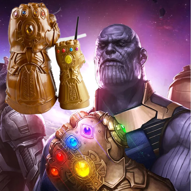 Горячие игрушки Мстители Endgame перчатка Таноса Сиппи чашка Бесконечность Gauntlet