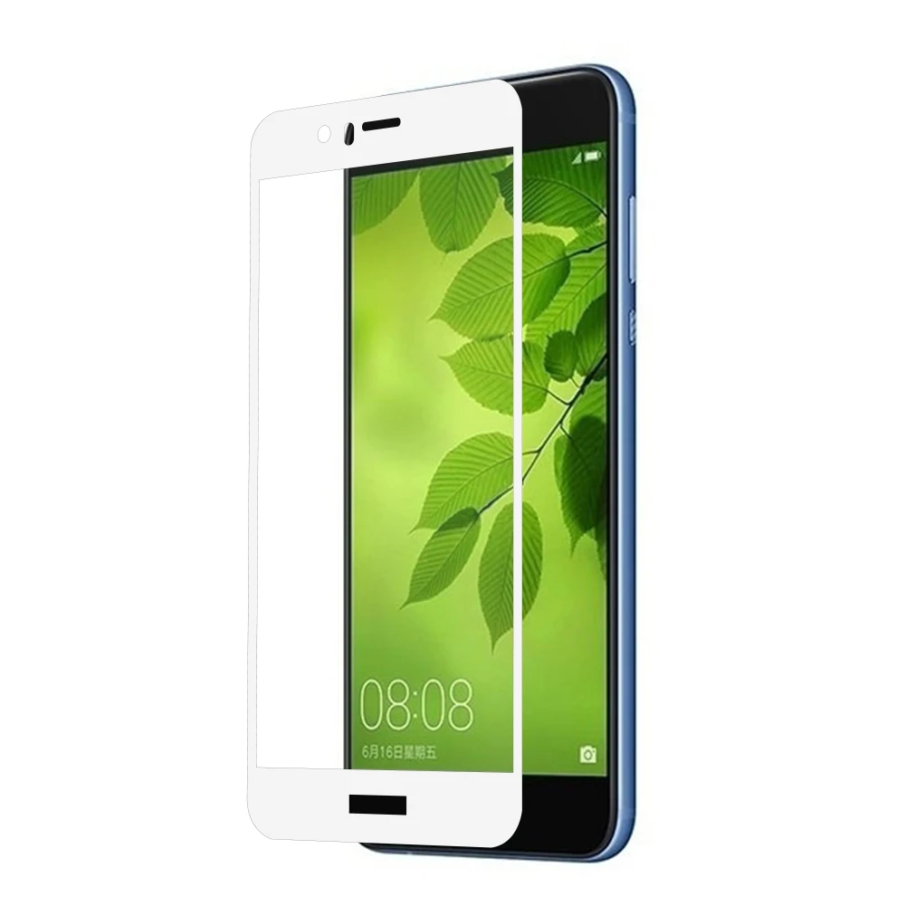 Шелковое закаленное стекло с полным покрытием для Huawei Enjoy 6s mate 7 8 9 10 S Nova plus Nova2