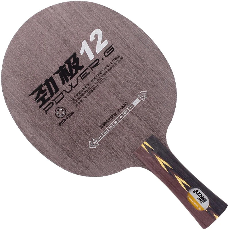 Оригинальный DHS Power G12 (PG12 PG 12) чистое Дерево новое лезвие для настольного тенниса