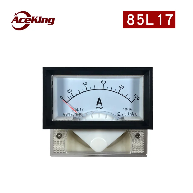 Указатель постоянного тока Амперметр 85C17 головка с черной рамой может быть