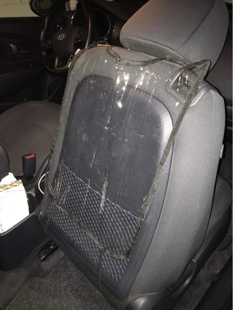 40*55cm Transparent Car Seat Cover Backseat Protector Covers Waterproof Baby Anti Kick Pad Decor Accessories Shower 8Z | Дом и сад