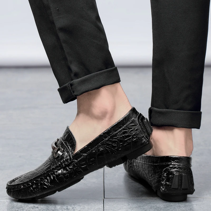 Big size All season outdoor Shoes Genuine Leather Mens Formal Men Flats Office Wedding Party breathable men 5 | Обувь