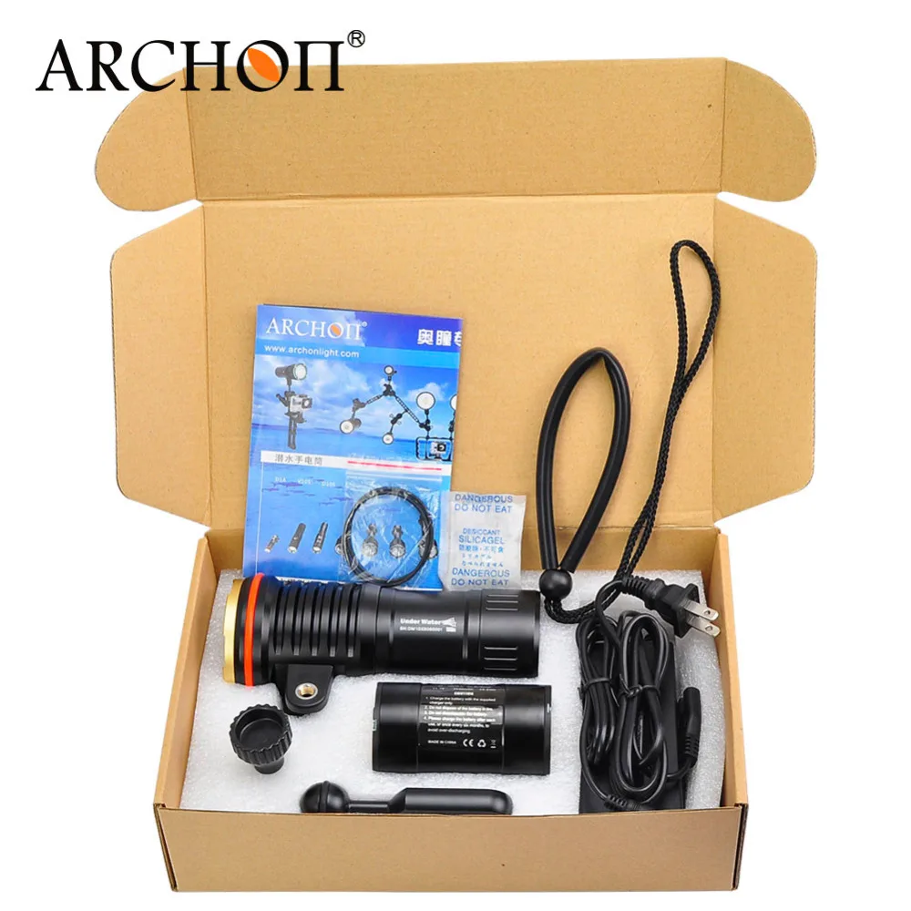 С тубусом! Светодиодный подводсветильник фонарь Archon DM10 WM16 для видеосъемки/фото 100