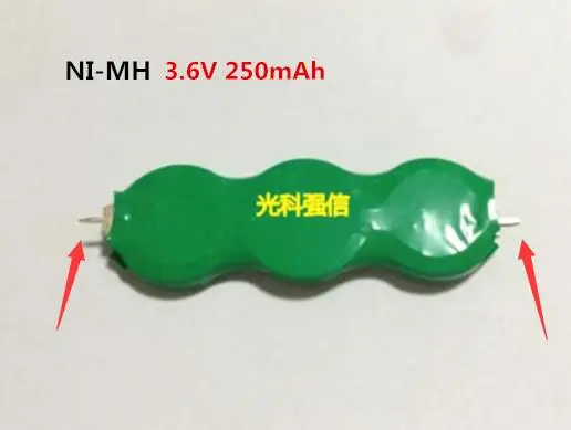 Никель металлогидридный перезаряжаемый аккумулятор 3 6 В 250 мАч мАч|rechargeable battery| |
