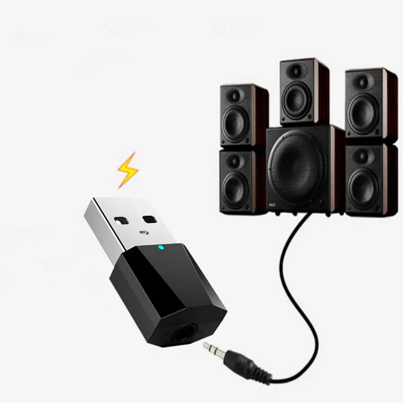 Audio Bluetooth Receiver 4.2 Speaker AUX Amplifier to Wireless 3.5mm Stereo Adapter | Электроника