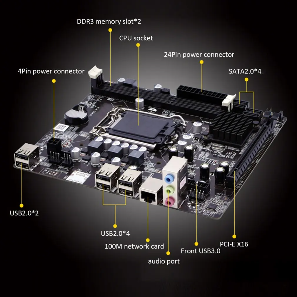 Материнская плата P67 PC LGA1155 для настольного компьютера DDR3 Материнская плата заменена материнская плата H61 B75 материнская плата LGA 1155 Socket 1155 pin Материнская плата