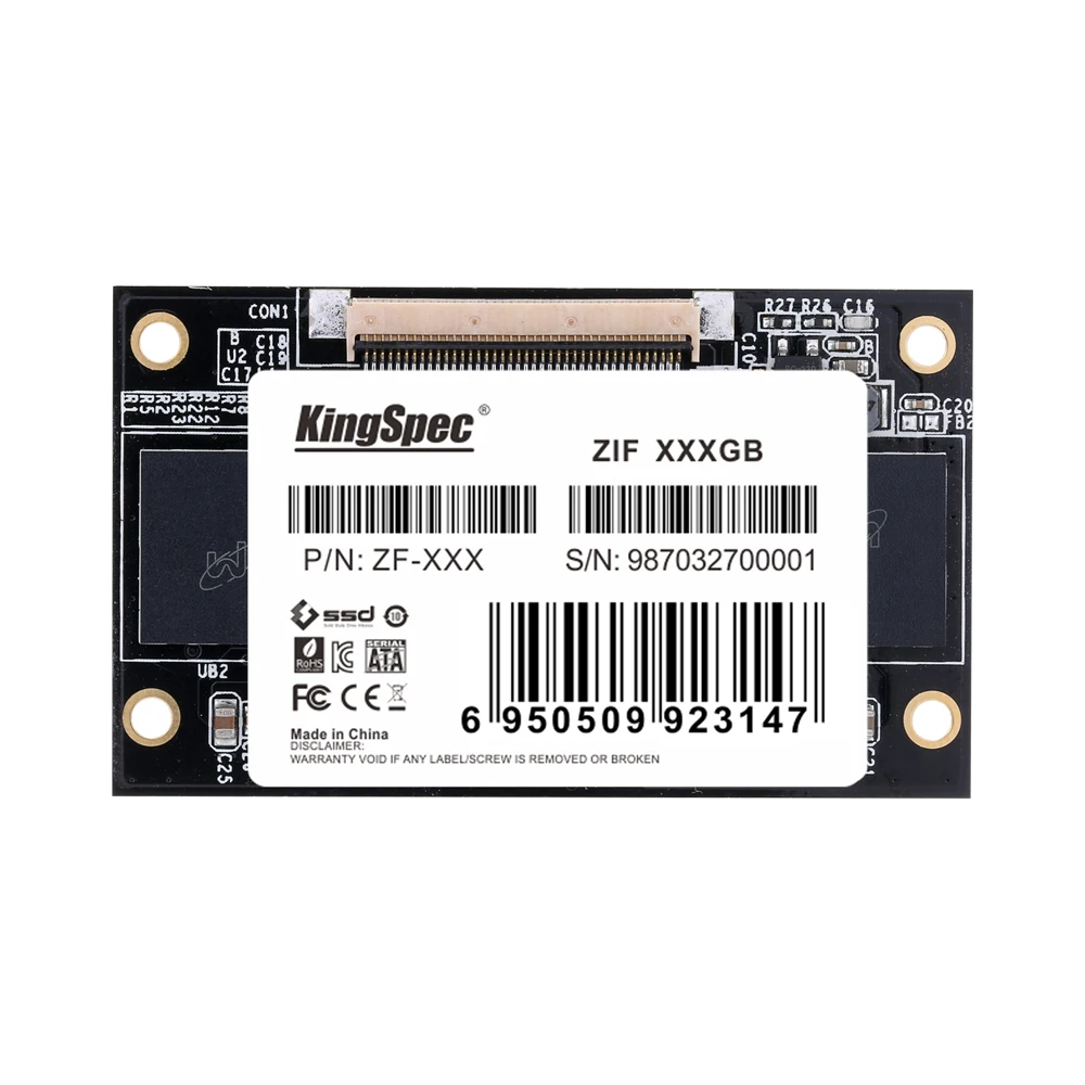 ZF-64GB 64GB Zif CE Interface SSD for iPod classic 6th 7th Gen Classic Video 5th 505th Logic Board |