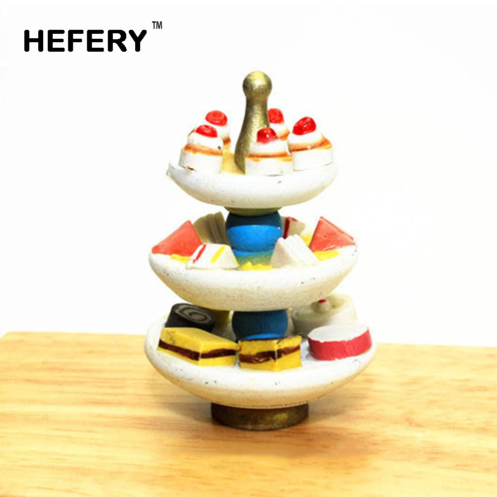 

1/12 Dollhouse Miniature Accessories Mini Dessert Stand Simulation Furniture Cake Frame Model Toys for Doll House Decoration