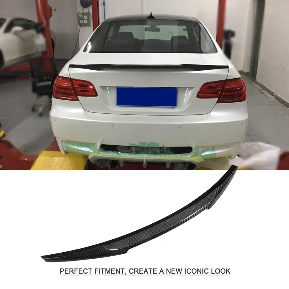 Задний спойлер из углеродного волокна для BMW E92 Base Coupe M tech M3 2006 2012|Спойлеры и
