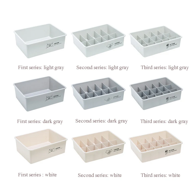 Пластиковая коробка для хранения нижнего белья многофункциональная | Дом и сад