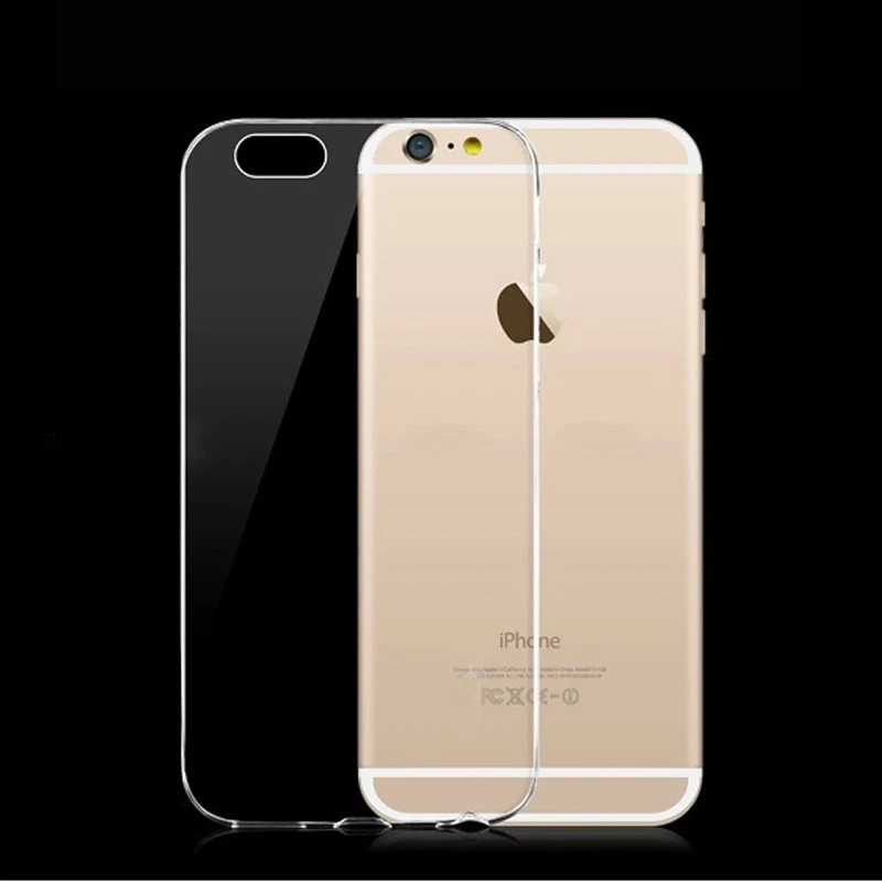 NPHACC Transparent Clear Soft Silicon Gel TPU Case Silicone Cover For Apple iPhone 6 6s 6Plus plus Ultra Thin 0.5mm case capa |