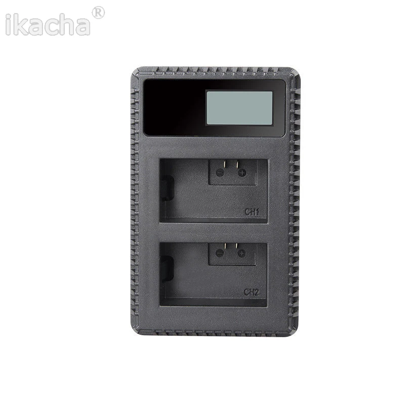 Двойное зарядное устройство USB для фотоаппаратов Canon 1100D 1200D 1300D Rebel T3 T5 KISS X50