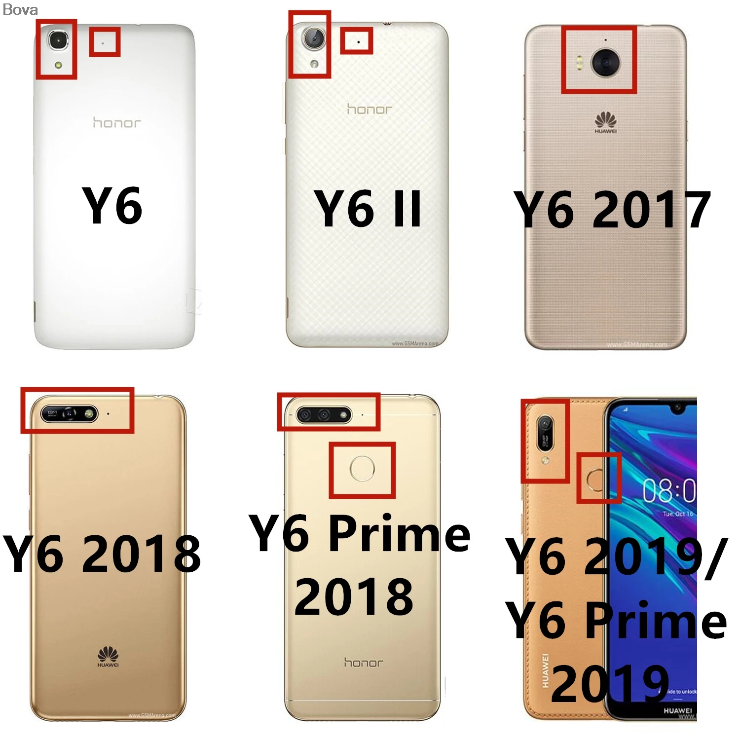 Чехол с держателем для карт Huawei Y6 чехол из искусственной кожи телефона кошелек