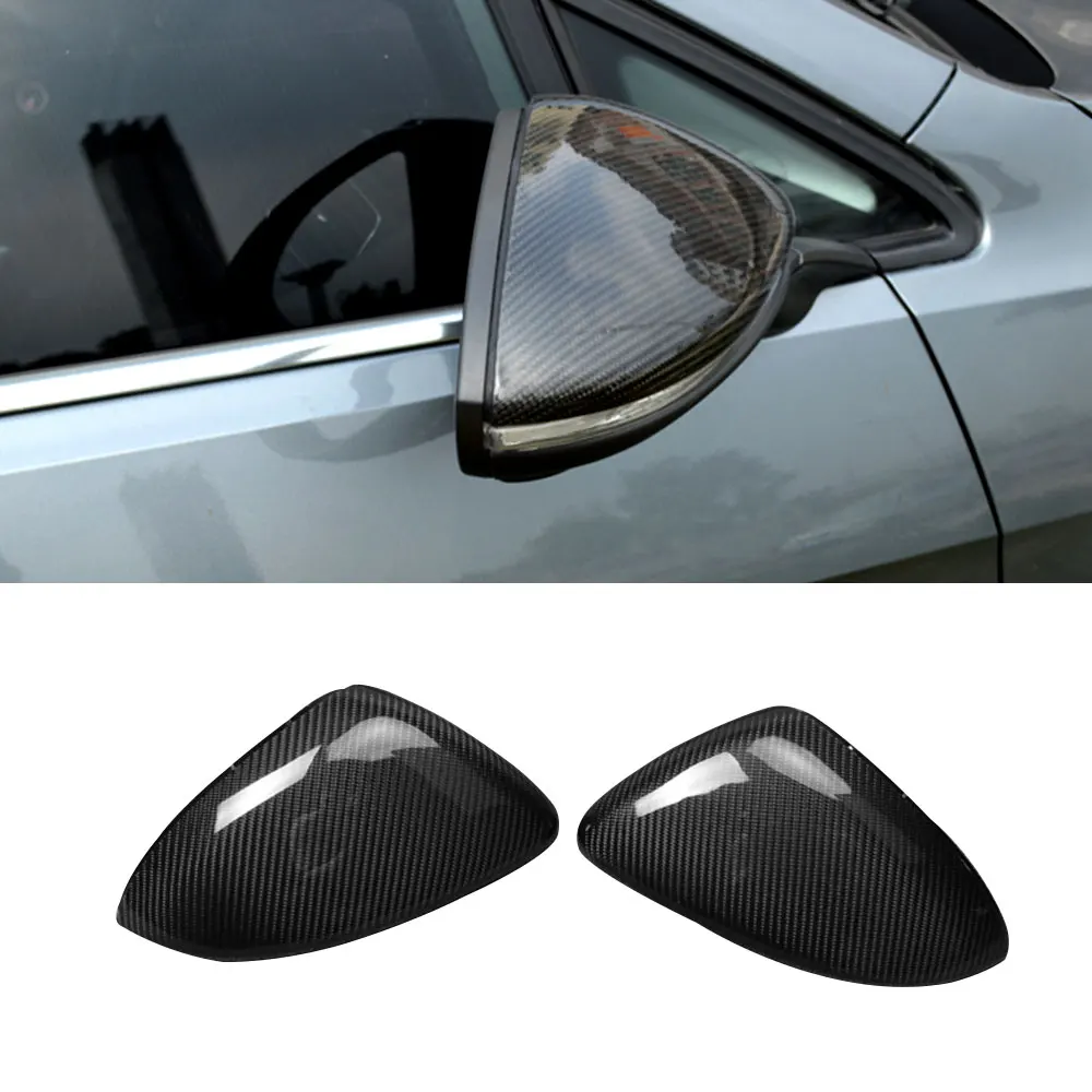 

Car Replacement Style for Volkswagen VW Golf 7 MK7 GTI R 2014-2018 Carbon Fiber Rear View Mirror Cover Add On Style
