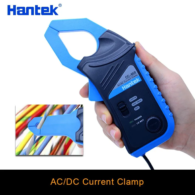 Hantek Осциллограф AC/DC токовый зажим зонд CC 65 20 кГц/400 Гц полоса пропускания 1МВ/10мА